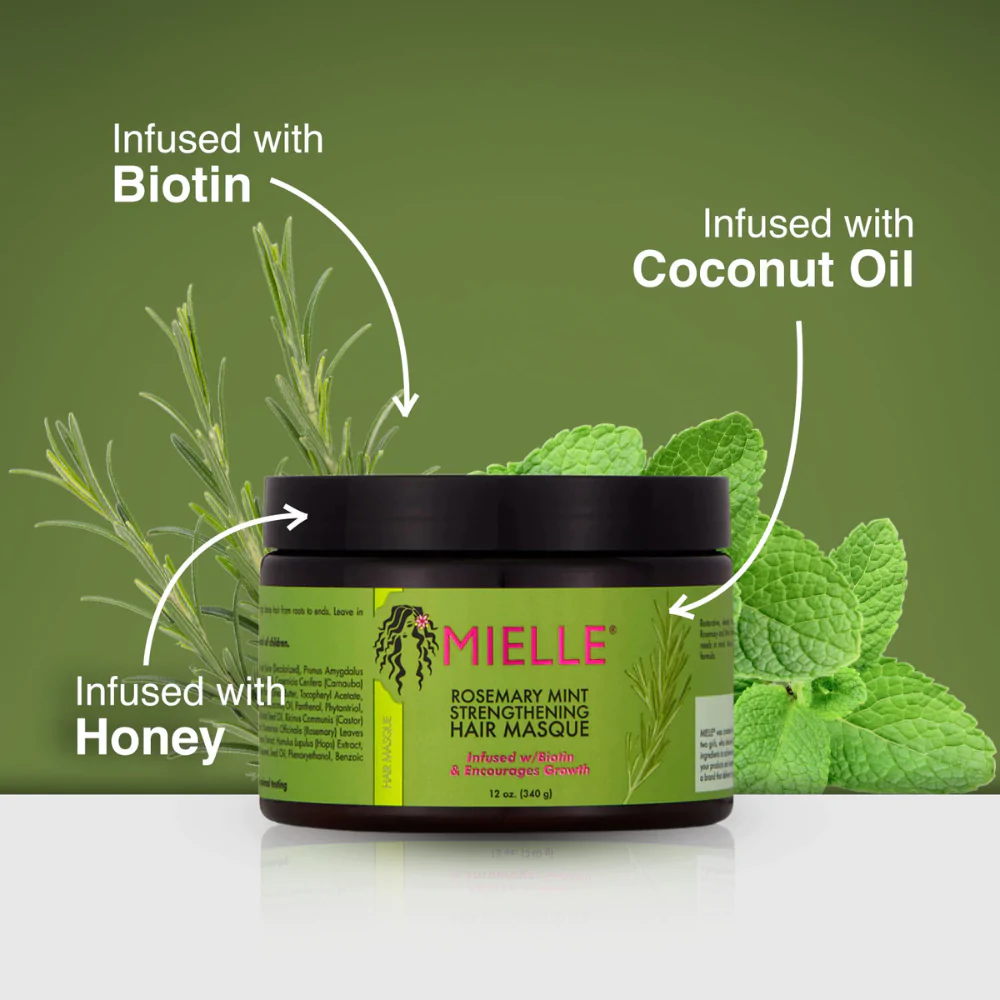 Rosemary Mint Strengthening Hair Masque (340g)