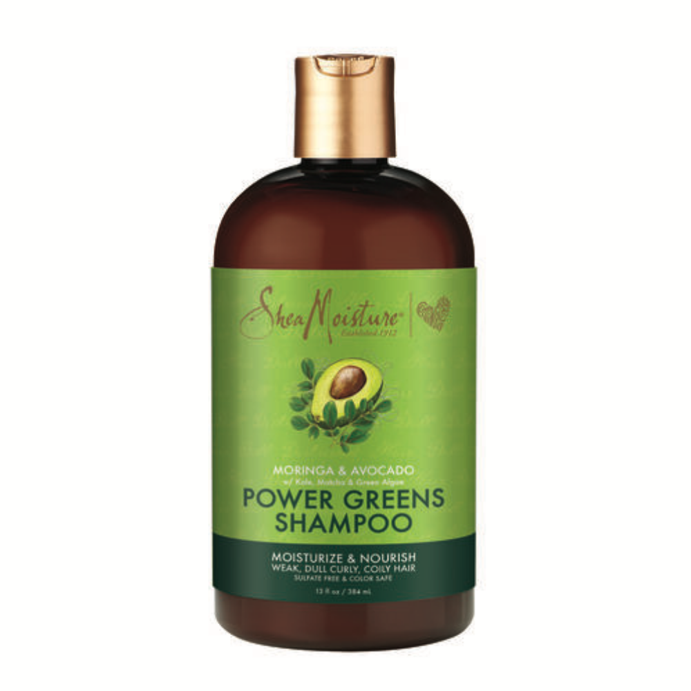 Moringa & Avocado Power Greens Shampoo (384ml)