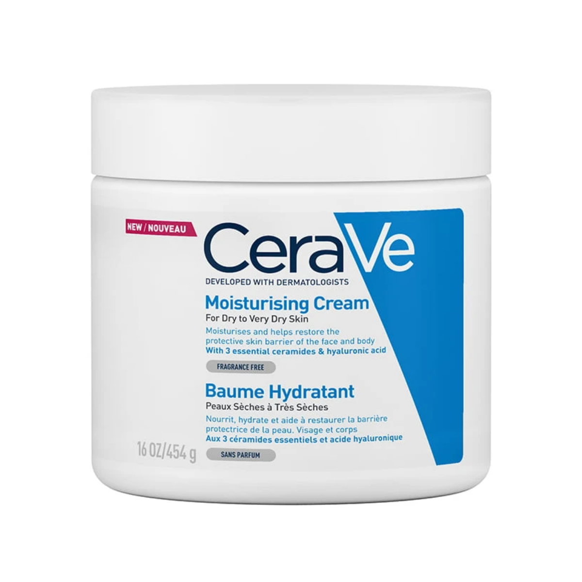 Moisturizing Cream, Dry to Very Dry Skin (454g)